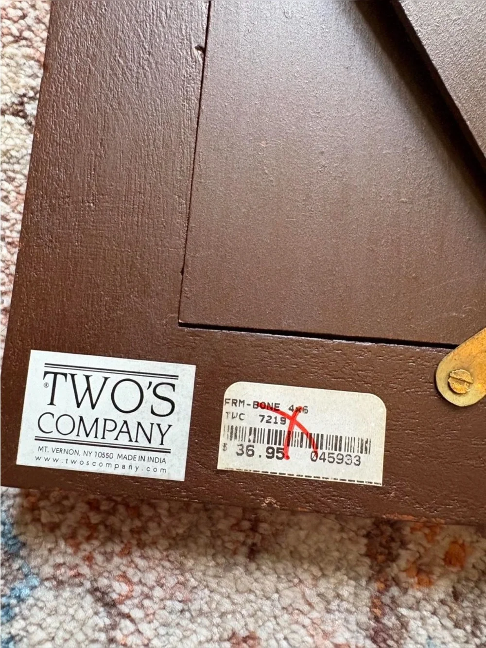 Twos Company approx 4x6